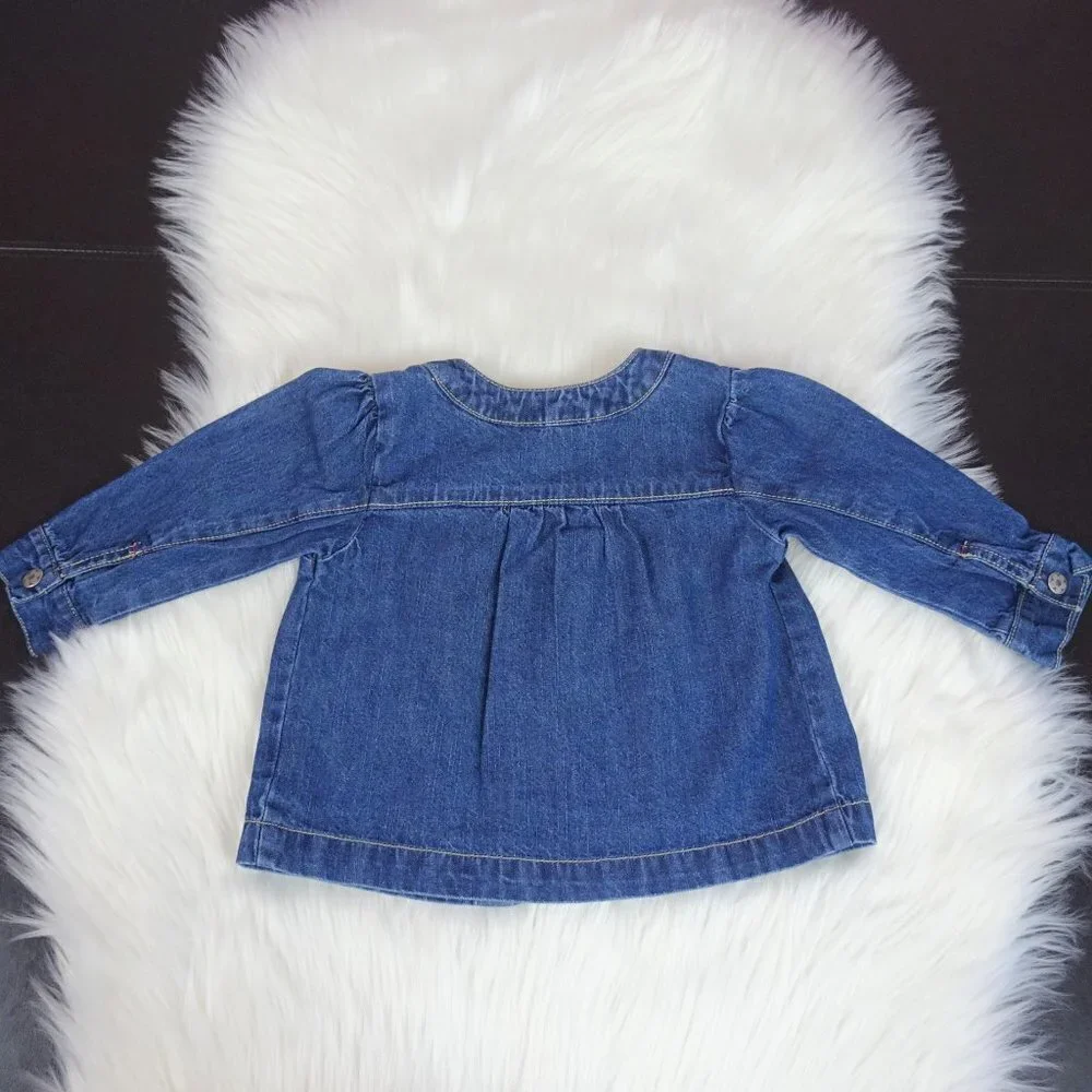 Clearance!💎5/$25 Carter's Denim Jean Jacket Baby Adorable 18 Mos